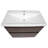 39.38'' Single Bathroom Vanity with Ceramic Top with Mirror-92716003