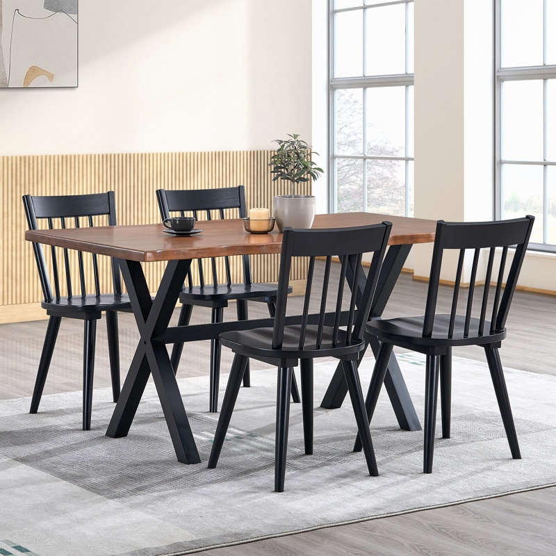 Chaises de salle à manger Driana, Matte Black