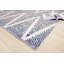 Tapis bleu marine / ivoire en coton tissé à la main Simplicity-29601787