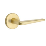 Athena Flat Passage (Hall & Closet) Door Lever with Round Rosette