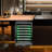 Whynter Elite 24'' width Spectrum Lightshow 54 Bottle Built-In Wine Refrigerator with Touch Control