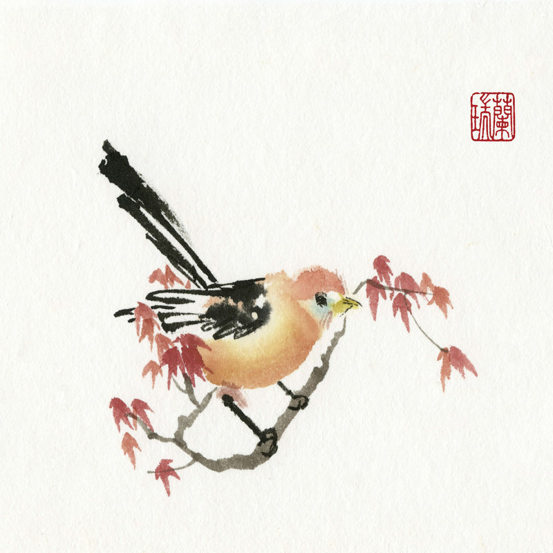 Just A Bird, H 20 po x l 20 po x P 1,25 po