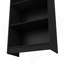 Bibliothèque à 4 tablettes, noir, bureau-947618869