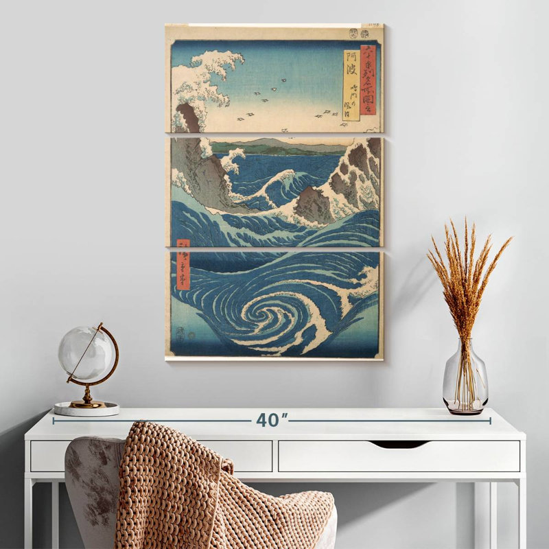 Tourbillon Gillard Naruto, province d'Awa, H 32 po x l 20 po