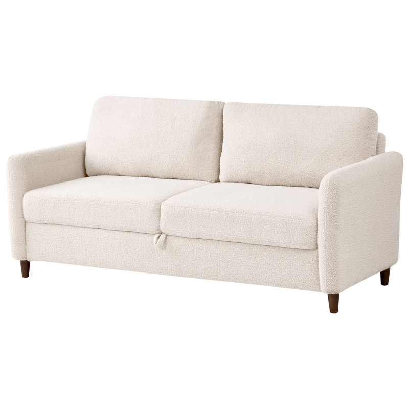 Suhaani Sofa 3 Seater Suhaani Boucle Beige, 3, 88cm H x 184cm W x 77cm D
