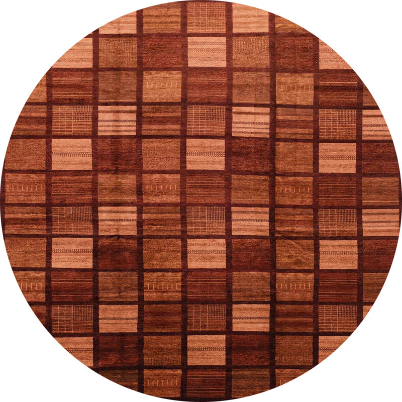 Tapis abstrait moderne 4045, Rond 7 pi