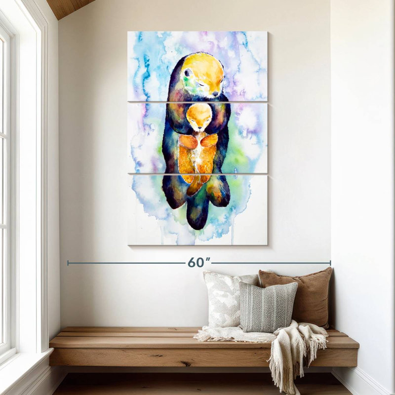«Brampt Dream On Otters», H 50 po x l 32 po