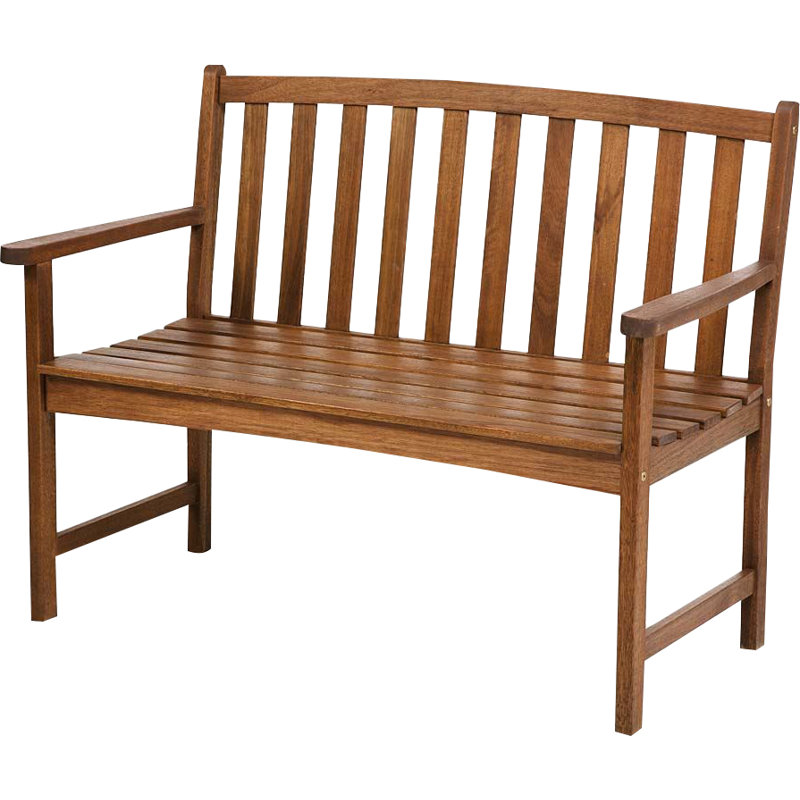Banc intérieur / extérieur en bois d'eucalyptus