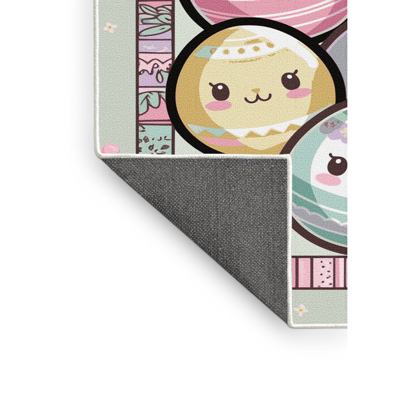 The Holiday Aisle® Easter Spring Holiday Rug, Rectangle 8' x 12'