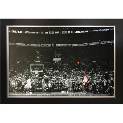 Kawhi Leonard "The Launch" Framed - Raptors Game Winning Shot 33.5"x23.5"
