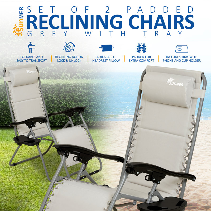SUNMER Padded Recliner Chairs