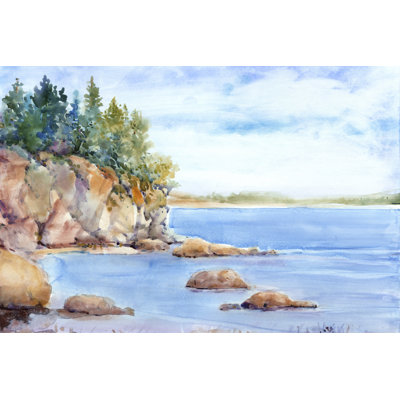 Shore Line I by Tim OToole - Wrapped Canvas Painting