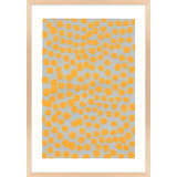Saffron On Gray Painting by Michela Sorrentino