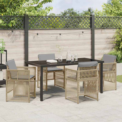 4 - Person Patio Dining Set Table,