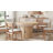 47-59" Extendable Dining Table With Storage For 4-6