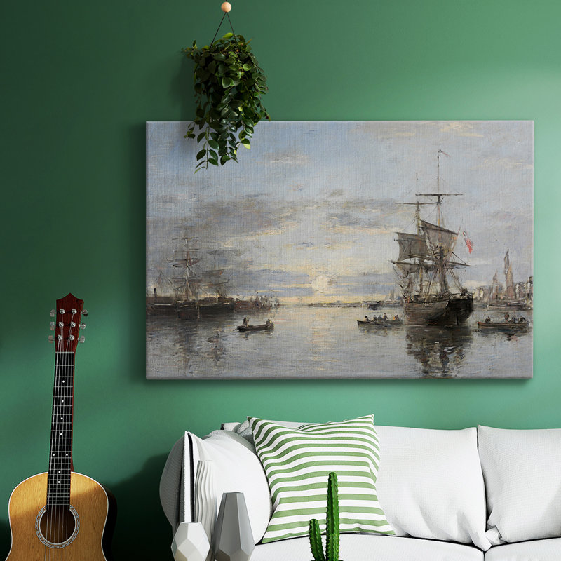 «Vintage Nautical Print», impression CC sur toile, H 33 po x l 49 po