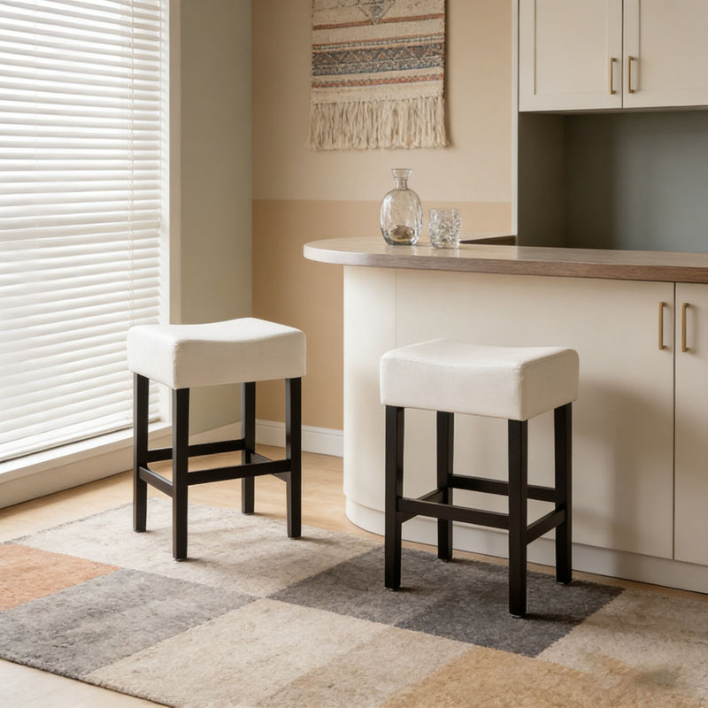 Tabouret de bar 26,75 po, Beige