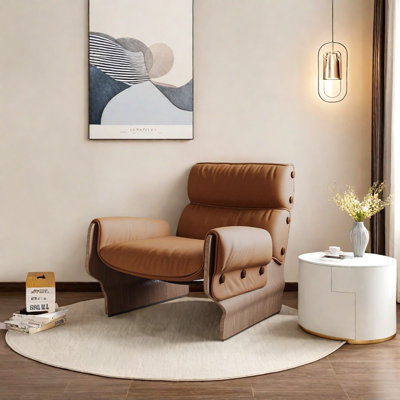 Ergonomic Wooden Chair with High-Density Foam