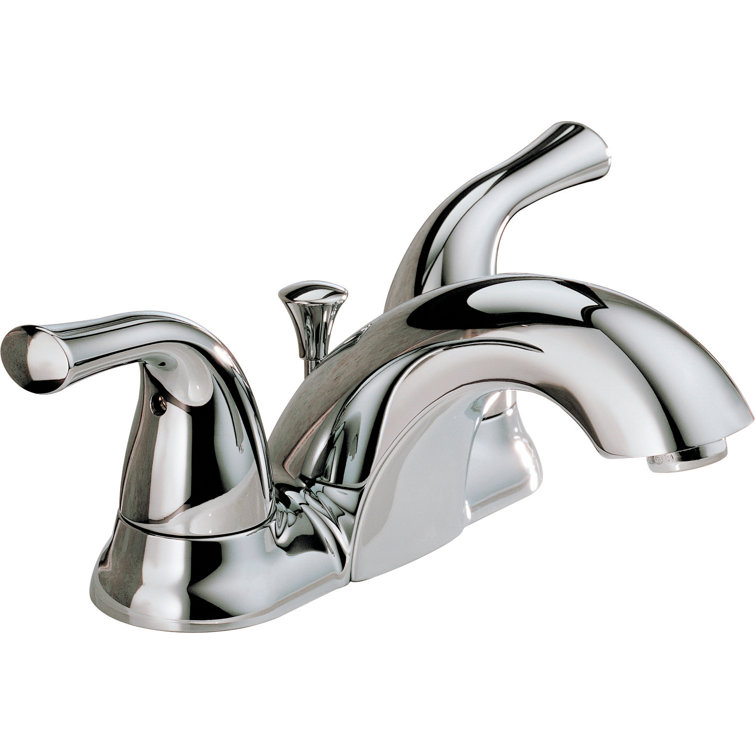 Centerset Bathroom Faucet with Drain Assembly