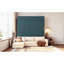 Grand lit mural avec tablettes, panneau, beige, peu encombrant pour les petites pièces polyvalentes, abaissement en douceur, contreplaqué intégré