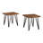 Alonnie Solid Wood Top End Table Set