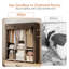 Armoire-penderie portative, portant à vêtements avec 3 barres de suspension, 6 tablettes de rangement et poche latérale-134065245