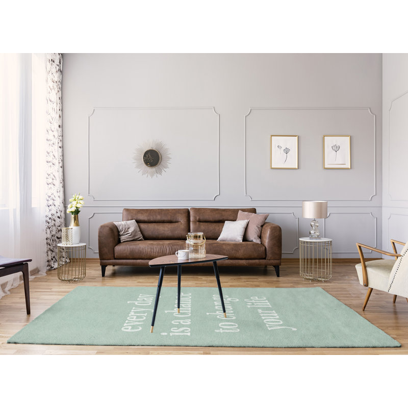 Tapis à la main, modifier votre citation en poly-chenille, Rectangle 9 pi x 12 pi