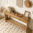 3-Drawer Console Table with Vertical Slats-1943750547
