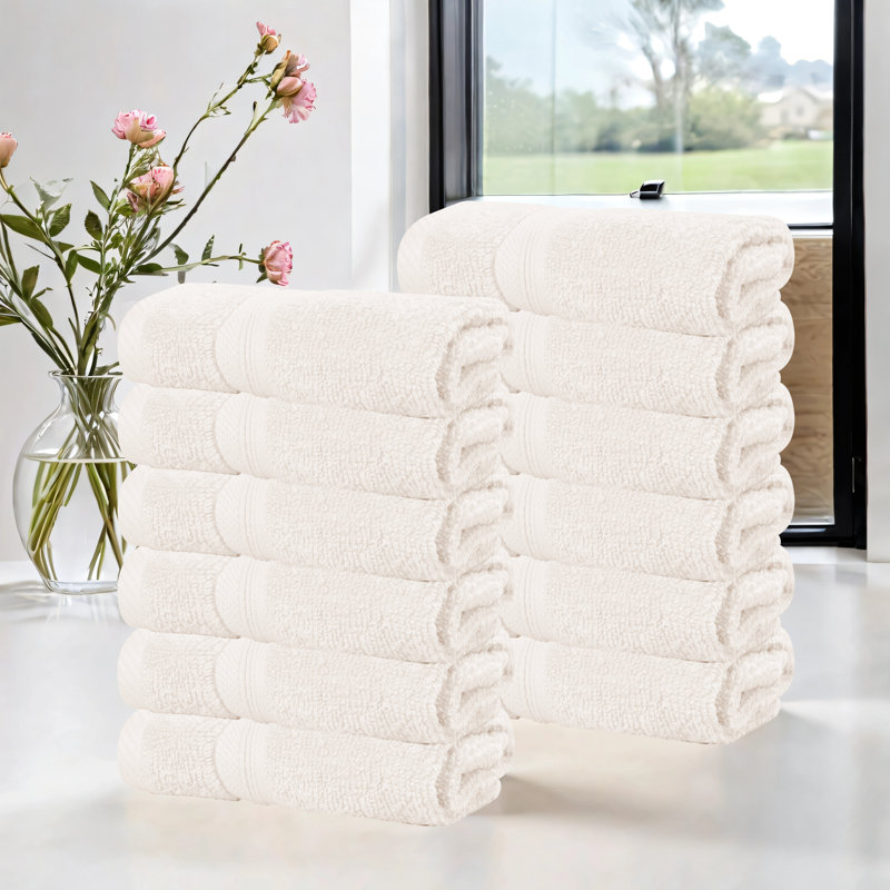 Serviettes pour le visage Smart Dry Zero Twist, Ivoire ivoire