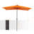 Dorbad 78'' Rectangular Lighted Tilt Market Umbrella-301348986