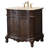 Elbridge 34.6 " W Freestanding Standard Free Standing 1 Single Vanity Bathroom Vanity With Marble Top