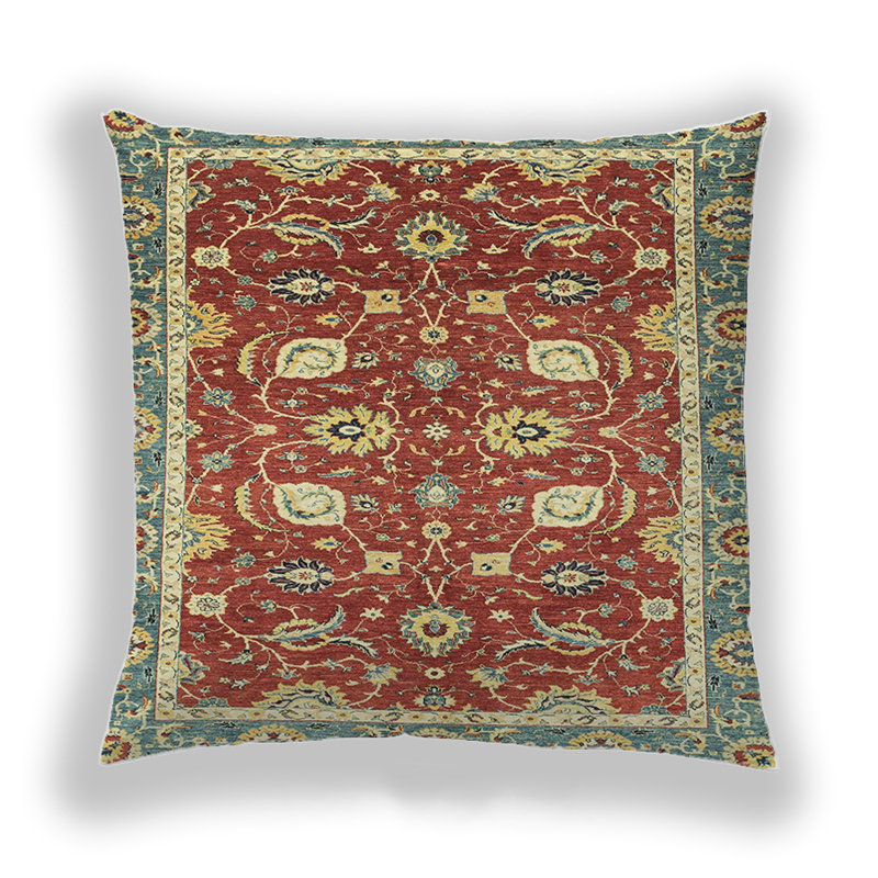 Coussin abstrait 2472, Microsuède