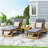 Outdoor Iron Single chaise with Cushions-393571752
