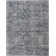 Tapis oriental bleu et gris Lanett