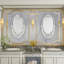 Iva Glass Oval Wall Mirror
