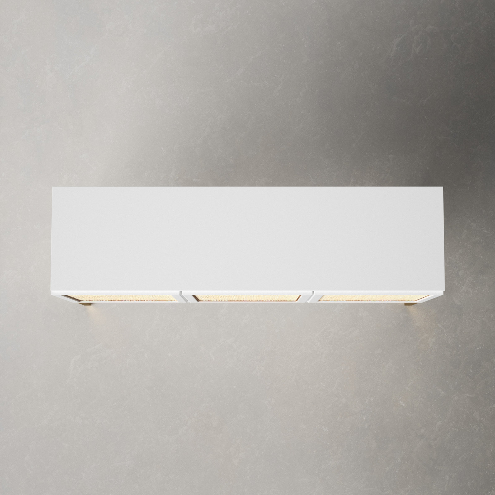 Ehren Mahogany Sideboard, White/Gold