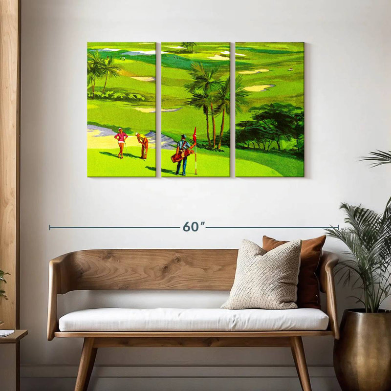 Senne Golf Course, 28" H x 45" W