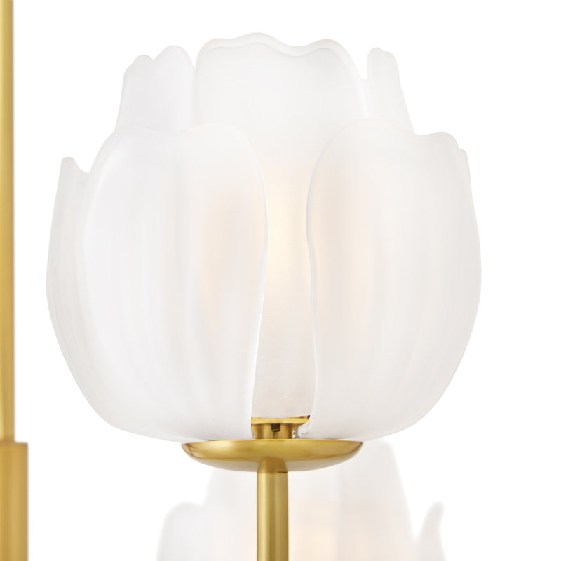 Fantine 6 - Light Chandelier, White