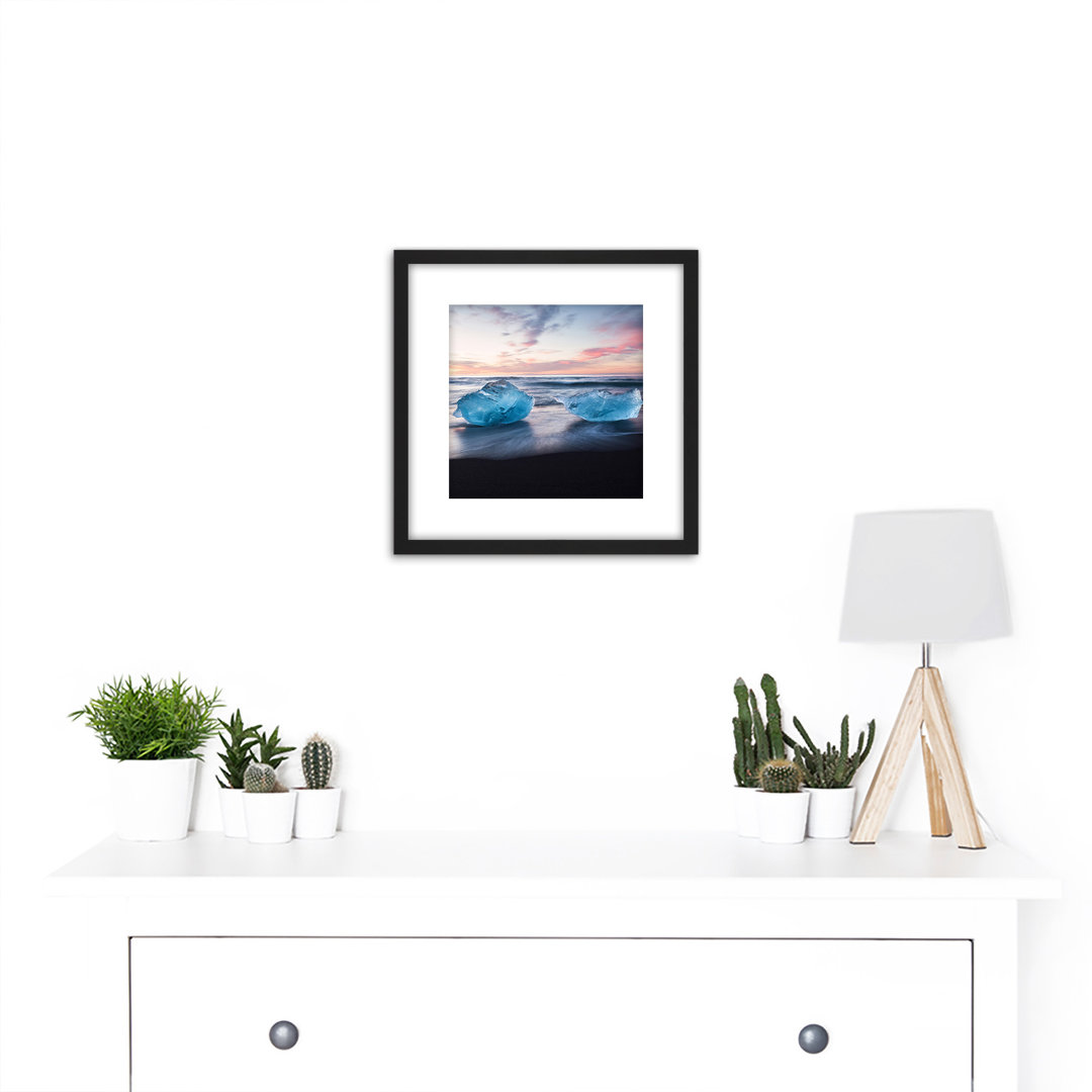 Iceberg Jokulsarlon Iceland Glacier Lagoon by William Warby - Single Picture Frame Painting