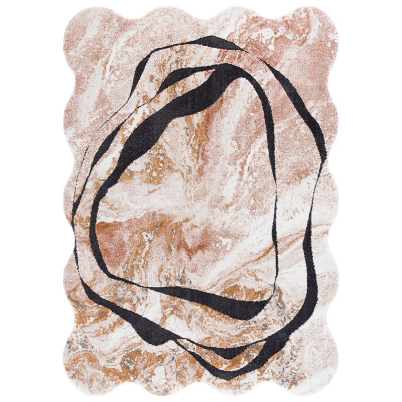 Tapis abstrait Contour 302 Performance, Rectangulaire 8 pi x 10 pi