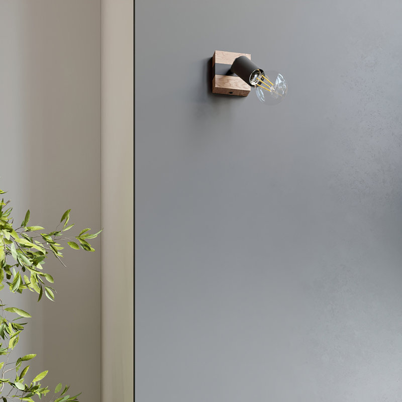 Zuca Steel Flush Mount, 38x15x14 cm, 2 Lights