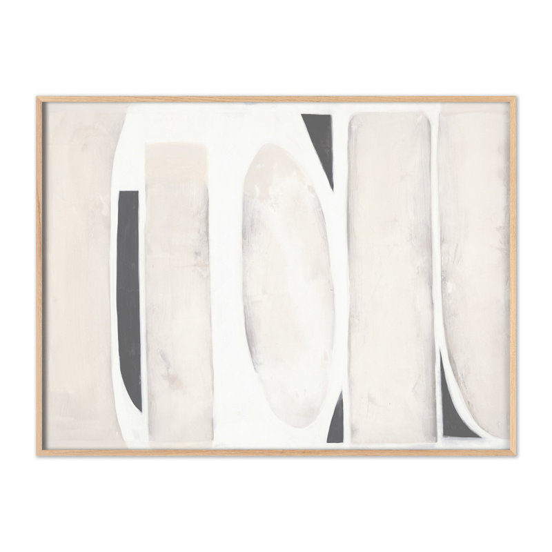 Another Grecco Painting by Jess Engle, White Oak Framed, 24" H x 32" W