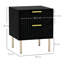 40cm W Engineered Wood Bedside Table-1433129012