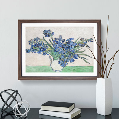 Vase of Irises Vol.1 by Vincent Van Gogh - Picture Frame Painting