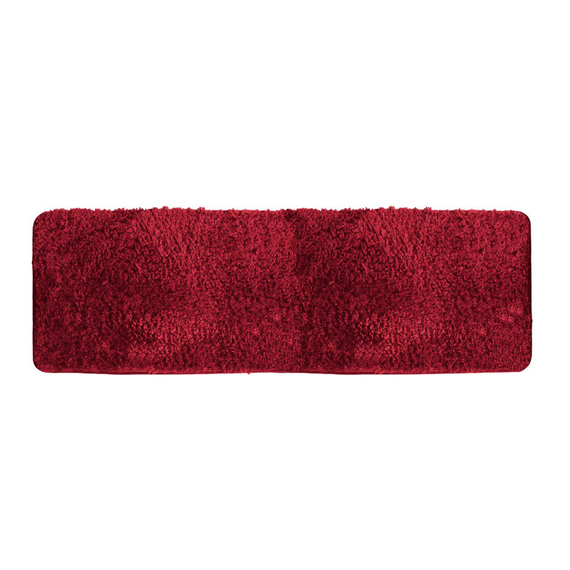 Eiliyah Microfiber Non-Slip Bath Mat, 20" W x 60" L, Black
