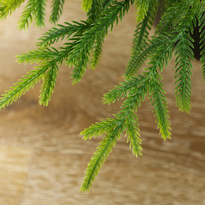 Ensemble de sapin de Noël Norfolk avec embouts moulés et base ignifuge