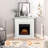 TV Stand With Fireplace Included with Remote Control, Adjustable Flame-107240951