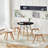 Philean Round Solid Wood Base Eiffel Dining Table-336004784-336004787