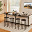 Ramsdell Console Table with Charging Station Behind Couch Table Skinny Narrow Sofa Entryway Table-271622017-271622018