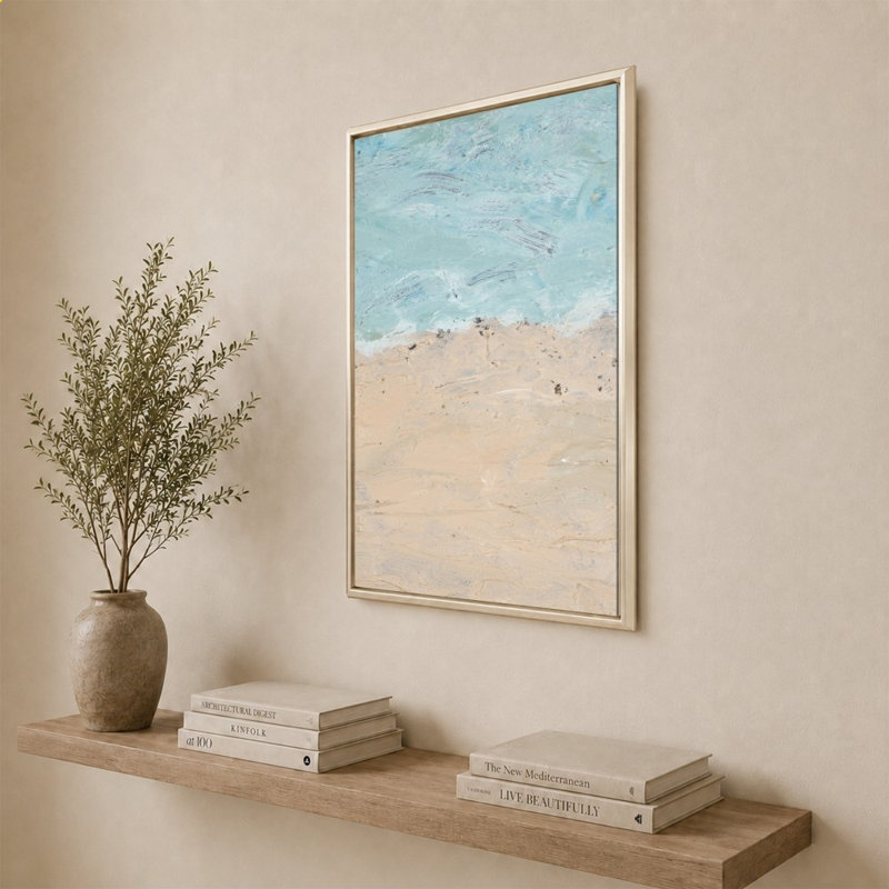«Land Meets Sea» par SD Graphics, impression sur toile
